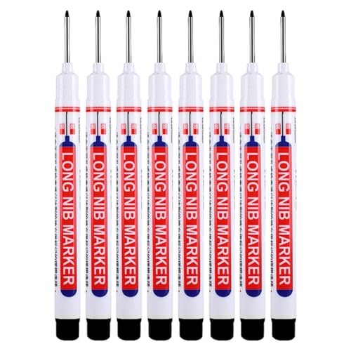 Marker mit langer Nase, tiefer Lochmarker mit langem Kopf, mit 8 Stück Tieflochmarker, vielseitig einsetzbar, wasserfest, für Künstler und Anfänger in Bastel- und Bastelprojekten Marker mit langer Nase, tiefer Lochmarker mit langem Kopf, mit 8 Stück Tieflochmarker, vielseitig einsetzbar, wasserfest, für Künstler und Anfänger in Bastel- und Bastelprojekten von LearnLyrics