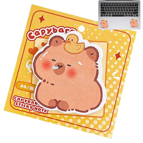 Niedlicher Notizblock – Capybara Planer, Neuheit Blatt | Lustiges klebriges Schreibpapier mit Cartoon-Design, dekoratives Schreibwaren-Set für Arbeit, Schule, Schreibtisch, Mini-Erinnerungsstreifen Niedlicher Notizblock – Capybara Planer, Neuheit Blatt | Lustiges klebriges Schreibpapier mit Cartoon-Design, dekoratives Schreibwaren-Set für Arbeit, Schule, Schreibtisch, Mini-Erinnerungsstreifen von LearnLyrics