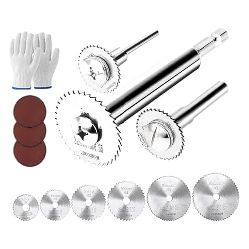 Rotationsschneidscheiben für Metall - Set von Schnittscheiben für Bohrer, vielseitiges Werkzeug | Kit der Cup -Discs für Workshops, Fabriken, mit Familie, Handwerker von LearnLyrics