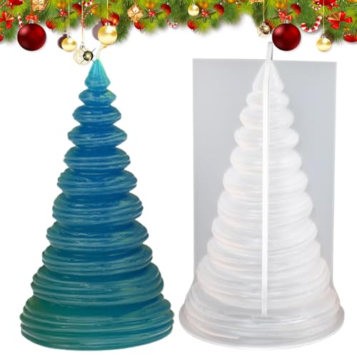 Weihnachtsbaum-Kerzenform | Weihnachts-Schokoladenform – Silikon-Kerzenherstellung, Epoxidharz-Gussform, Süßigkeiten-Seifenform für Heimdekoration Weihnachtsbaum-Kerzenform | Weihnachts-Schokoladenform – Silikon-Kerzenherstellung, Epoxidharz-Gussform, Süßigkeiten-Seifenform für Heimdekoration von LearnLyrics