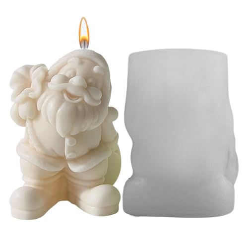 Weihnachtskerze -Form - Vaterform in Epoxidharz, flexible Seife, kreatives und praktisches Accessoire, wiederverwendbares festliche praktische | Für Harz, Seife, Weihnachtshandwerk, Innovationsgeschen Weihnachtskerze -Form - Vaterform in Epoxidharz, flexible Seife, kreatives und praktisches Accessoire, wiederverwendbares festliche praktische | Für Harz, Seife, Weihnachtshandwerk, Innovationsgeschen von LearnLyrics