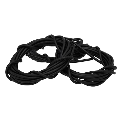 Lederband Schnur schwarz echtes Ziegenrundleder 100 cm lang/Ø 1,5mm (3) von Lebensquelle Plus