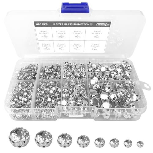 680 StüCk Strasssteine Zum AufnäHen Flache RüCkseite Kristall Klaue Krappenfassung,4 Bis 10 mm Flache RüCkseite Glas Strasssteine FüR Handwerk, Schmuck, Kleidung, KostüM, Schuhe, Kleid 680 StüCk Strasssteine Zum AufnäHen Flache RüCkseite Kristall Klaue Krappenfassung,4 Bis 10 mm Flache RüCkseite Glas Strasssteine FüR Handwerk, Schmuck, Kleidung, KostüM, Schuhe, Kleid von Lechengjia