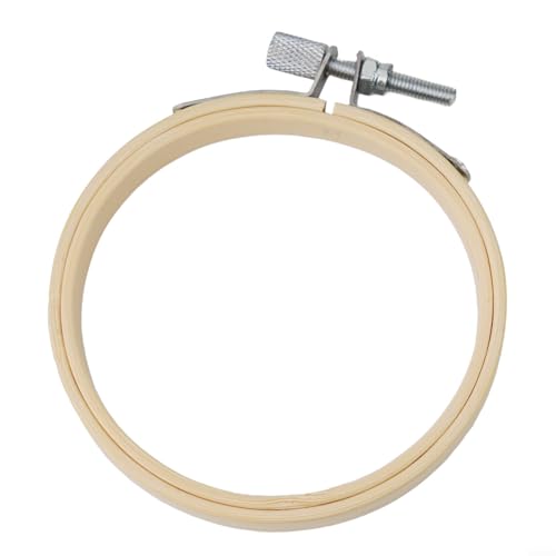 Holzrahmen für Stickprojekte, ideales Werkzeug für Heimwerker und Handarbeit-Enthusiasten (8 cm) von Lecreatekit