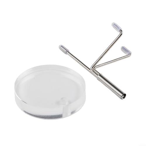 Lecreatekit Elegante verstellbare Staffelei mit Acryl-Basis für Mineral- und Kristallvitrinen in Geschäften oder Museen (B ) von Lecreatekit