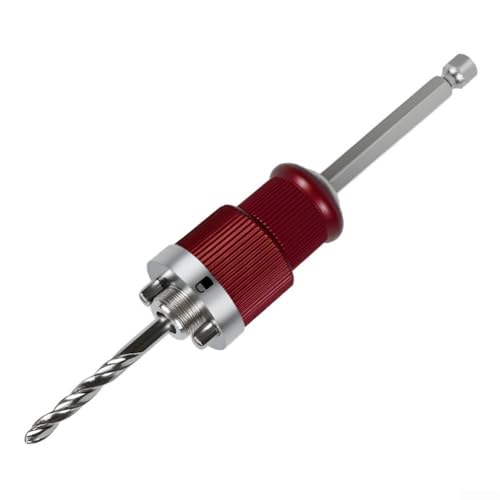 Lochöffner, Holzbearbeitung, Lochöffner, Schnellspannstange, 10 mm, Sechskantschaft, Verlängerungsrohröffner für kabellose Handbohrmaschinen von Lecreatekit