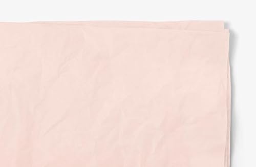 Ledeo Silk Tissue, Seidenpapier, Einschlagpapier, Bastelpapier, 480 Bogen, blush, 50x76 cm von Ledeo