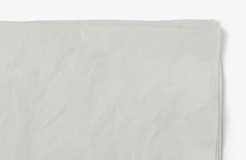 Ledeo Silk tissue Seidenpapier, Einschlagpapier, Bastelpapier, 480 Blatt, cool gray, 50x76 cm von Ledeo