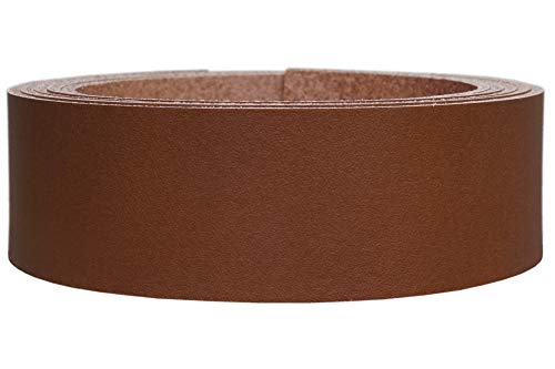 Lederriemen Rindsleder 'Basic', Gürtelleder, Rindleder, Lederband, Farbe:cognac 2.5mm, Breite:2.5cm breit von Lederriemen.com