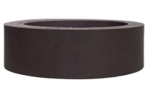 Lederriemen Rindsleder 'Basic', Gürtelleder, Rindleder, Lederband, Farbe:dunkelbraun 2.5mm, Breite:3.5cm breit von Lederriemen.com