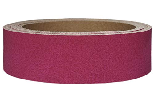 Lederriemen Rindsleder 'Pull Up', in vielen Farben, Gürtelleder, Lederstreifen, Farbe:pink, Breite:1.5cm breit von Lederriemen.com