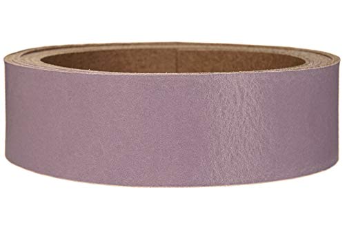 Lederriemen Rindsleder 'Pull Up', in vielen Farben, Gürtelleder, Lederstreifen, Farbe:lavendel, Breite:1.5cm breit von Lederriemen.com