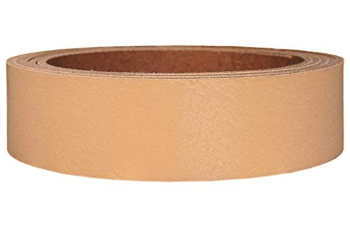 Lederriemen Rindsleder 'Pull Up', in vielen Farben, Gürtelleder, Lederstreifen, Farbe:pfirsich, Breite:3.5cm breit von Lederriemen.com