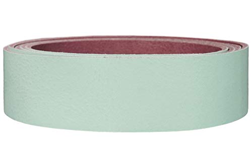 Lederriemen Rindsleder 'Pull Up', in vielen Farben, Gürtelleder, Lederstreifen, Farbe:pistazie, Breite:4cm breit von Lederriemen.com