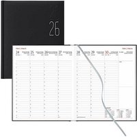 Lediberg Buchkalender Wochenplaner 2026 schwarz Lediberg Buchkalender Wochenplaner 2026 schwarz von Lediberg