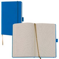 Lediberg Notizbuch Tucson ca. DIN A6 kariert, blau Hardcover 192 Seiten, 1 St. von Lediberg