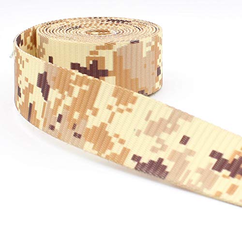 Leduc 5 Meter Camouflage-Band, Armee, hochwertig, strapazierfähig, 38 mm, 100% Polyester 09 von Leduc