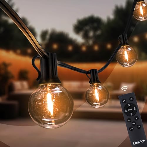 Ledvion - Lichterkette, 5.5M Dimmbar, 10x E12 LED, wasserdicht IP44, 3W, 2700K, Außenlichterkette Ledvion - Lichterkette, 5.5M Dimmbar, 10x E12 LED, wasserdicht IP44, 3W, 2700K, Außenlichterkette von Ledvion