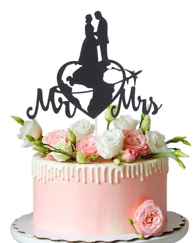 Tortenaufsatz "Mr and Mrs" – Karte Hochzeit Verlobung Brautparty Kuchen Topper Braut und Bräutigam Jahrestag Party Kuchen Dekoration Schwarz Glitzer Tortenaufsatz "Mr and Mrs" – Karte Hochzeit Verlobung Brautparty Kuchen Topper Braut und Bräutigam Jahrestag Party Kuchen Dekoration Schwarz Glitzer von LeeLeeAn