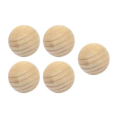 LeeQinersw 5 Stück Holzkugeln, Manuelles Zubehör, Ornamente, 7 cm, für Bastelarbeiten Und DIY Projekte LeeQinersw 5 Stück Holzkugeln, Manuelles Zubehör, Ornamente, 7 cm, für Bastelarbeiten Und DIY Projekte von LeeQinersw