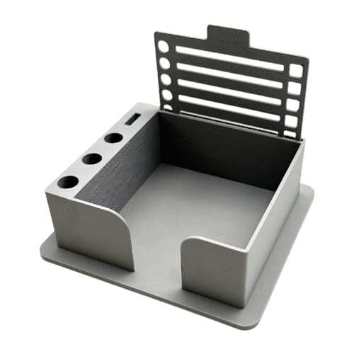 LeeQinersw Haftnotiz-Schablone, Haftnotizhalter, tragbar, für Planung und Organisation, Aufkleberblock-Spender für Schule und Zuhause, Grau LeeQinersw Haftnotiz-Schablone, Haftnotizhalter, tragbar, für Planung und Organisation, Aufkleberblock-Spender für Schule und Zuhause, Grau von LeeQinersw