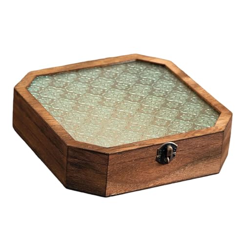 LeeQinersw Holzkiste Im Antiken Stil Als Kleine Schatzkiste Und Geschenkbox Eine Stabile Schmuckschatulle Als Organizer Aus Holz für Souvenirs Und Zur Aufbewahr, 23 X 23 X 5.8 cm LeeQinersw Holzkiste Im Antiken Stil Als Kleine Schatzkiste Und Geschenkbox Eine Stabile Schmuckschatulle Als Organizer Aus Holz für Souvenirs Und Zur Aufbewahr, 23 X 23 X 5.8 cm von LeeQinersw