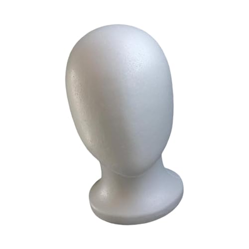 LeeQinersw Perückenkopf Modellkopf Mannequin-Kopf Schaumstoff-Display für Mützen, Kopfhörer, Kappen，Haaraccessoires, Masken, Perückenhalter, Puppenköpfe von LeeQinersw