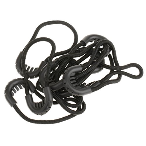 10 x Zipper Pulls Cord Rope Ends Lock Zip Slider for Clothing/Bags Black von Leeadwaey