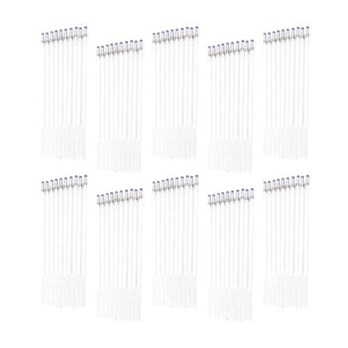 100 Stück Wärmeradierbare Stifte-Nachfüllstifte, Stoffmarkierungsstifte, Ersatzminen für Stickerei, Weiß 100 Stück Wärmeradierbare Stifte-Nachfüllstifte, Stoffmarkierungsstifte, Ersatzminen für Stickerei, Weiß von Leeadwaey