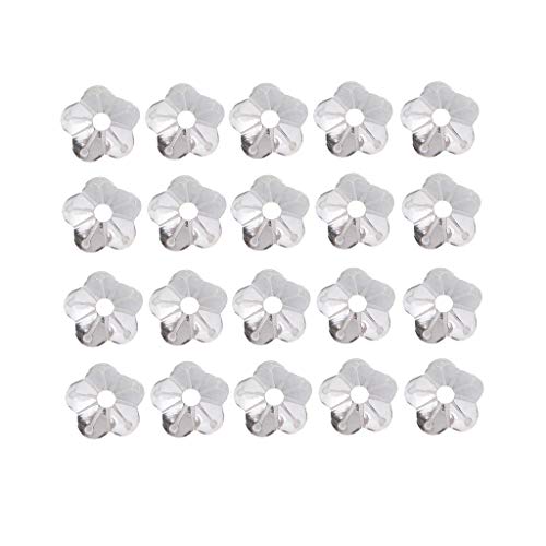 20 Stück 925 Sterling Blumen Perlen Kappen Schmuckherstellung Erkenntnisse 4 mm Silber 20 Stück 925 Sterling Blumen Perlen Kappen Schmuckherstellung Erkenntnisse 4 mm Silber von Leeadwaey