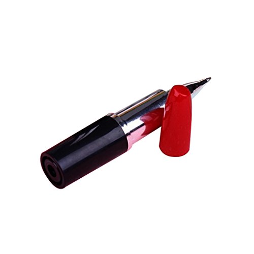 Leeadwaey 5 x Lippenstift-Kugelschreiber, kreative Schreibwaren, Lippenstift-Form, Kugelschreiber von Leeadwaey