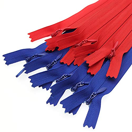 60,9cm Unsichtbarer Reißverschluss für Nähhandwerk Kleidertasche Rot Blau 24 Zoll 3# Nylon Versteckter Reißverschluss für Kissen Matratze DIY Geschlossenes Ende Ersatzreißverschluss 10 pcs Leekayer 60,9cm Unsichtbarer Reißverschluss für Nähhandwerk Kleidertasche Rot Blau 24 Zoll 3# Nylon Versteckter Reißverschluss für Kissen Matratze DIY Geschlossenes Ende Ersatzreißverschluss 10 pcs Leekayer von Leekayer