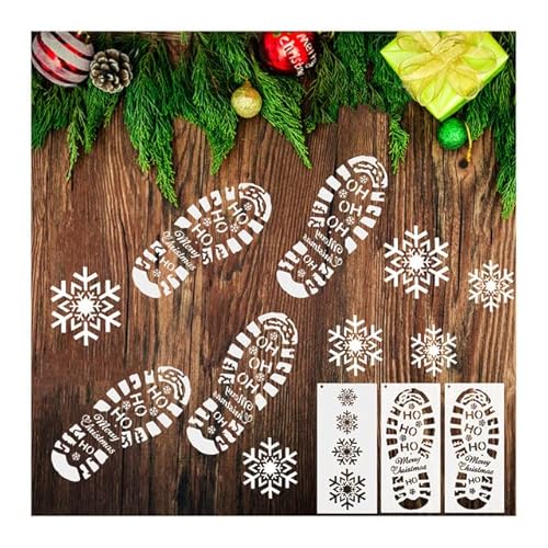 Leesgel Schablone Weihnachten, 16 Stück Zeichenschablonen Malschablonen aus Kunststoff, Schablonen Wiederverwendbar, Schneeflocken, Weihnachtsdekoration, Wandgestaltung, Geschenke Weihnachten Kinder Leesgel Schablone Weihnachten, 16 Stück Zeichenschablonen Malschablonen aus Kunststoff, Schablonen Wiederverwendbar, Schneeflocken, Weihnachtsdekoration, Wandgestaltung, Geschenke Weihnachten Kinder von Leesgel