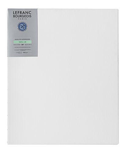 Lefranc Bourgeois 111198 Keilrahmen aus 100% Leinen in Premium Qualität, gebrauchsfertig Grundiert mit Titandioxid Gesso, seitlich genagelt auf massivem Kiefernholz - 30F Lefranc Bourgeois 111198 Keilrahmen aus 100% Leinen in Premium Qualität, gebrauchsfertig Grundiert mit Titandioxid Gesso, seitlich genagelt auf massivem Kiefernholz - 30F von Lefranc Bourgeois