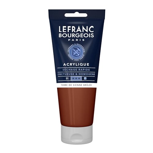 Lefranc Bourgeois 300351 Fine Acrylfarbe - Siena Gebrannt, 200ml Tube, cremige Acrylfarbe auf Wasserbasis, schnell trocknend, lichtecht, wasserfest Lefranc Bourgeois 300351 Fine Acrylfarbe - Siena Gebrannt, 200ml Tube, cremige Acrylfarbe auf Wasserbasis, schnell trocknend, lichtecht, wasserfest von Lefranc Bourgeois
