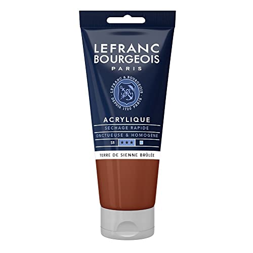 Lefranc Bourgeois 300353 Fine Acrylfarbe - Siena Gebrannt, 80ml Tube, cremige Acrylfarbe auf Wasserbasis, schnell trocknend, lichtecht, wasserfest Lefranc Bourgeois 300353 Fine Acrylfarbe - Siena Gebrannt, 80ml Tube, cremige Acrylfarbe auf Wasserbasis, schnell trocknend, lichtecht, wasserfest von Lefranc Bourgeois