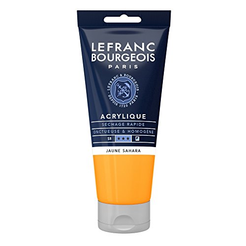 Lefranc Bourgeois 300442 Fine Acrylfarbe - Saharagelb, 80ml Tube, cremige Acrylfarbe auf Wasserbasis, schnell trocknend, lichtecht, wasserfest Lefranc Bourgeois 300442 Fine Acrylfarbe - Saharagelb, 80ml Tube, cremige Acrylfarbe auf Wasserbasis, schnell trocknend, lichtecht, wasserfest von Lefranc Bourgeois