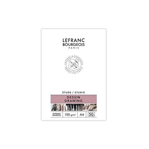 Lefranc Bourgeois 301334 Studio Zeichenblock 50 Blatt - A4, gebunden,150 g/m², feinkörnige Oberfläche zum Zeichnen mit Bleistiften, Kreide, Kohle und anderen Trockentechniken Lefranc Bourgeois 301334 Studio Zeichenblock 50 Blatt - A4, gebunden,150 g/m², feinkörnige Oberfläche zum Zeichnen mit Bleistiften, Kreide, Kohle und anderen Trockentechniken von Lefranc Bourgeois