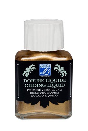 Lefranc Bourgeois 350413 flüssige Vergoldung für Dekoration, schillernde Metallfarben mit hoher Deckkraft, wasserfest & wetterbeständig, 75ml Flasche - Blassgold Lefranc Bourgeois 350413 flüssige Vergoldung für Dekoration, schillernde Metallfarben mit hoher Deckkraft, wasserfest & wetterbeständig, 75ml Flasche - Blassgold von Lefranc Bourgeois