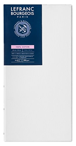 Lefranc Bourgeois 111133 Keilrahmen Serie - Klassisch, 100 % Baumwolle, 350g/m², Archivqualität, säurefrei für erhöhte Haltbarkeit, grundiert - 20x50cm Lefranc Bourgeois 111133 Keilrahmen Serie - Klassisch, 100 % Baumwolle, 350g/m², Archivqualität, säurefrei für erhöhte Haltbarkeit, grundiert - 20x50cm von Lefranc Bourgeois