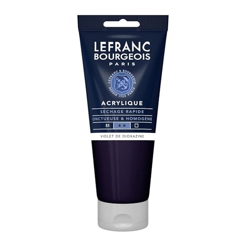 Lefranc Bourgeois 300364 Fine Acrylfarbe - Dioxazine Violett, 200ml Tube, cremige Acrylfarbe auf Wasserbasis, schnell trocknend, lichtecht, wasserfest Lefranc Bourgeois 300364 Fine Acrylfarbe - Dioxazine Violett, 200ml Tube, cremige Acrylfarbe auf Wasserbasis, schnell trocknend, lichtecht, wasserfest von Lefranc Bourgeois