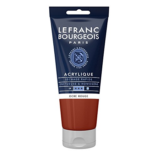 Lefranc Bourgeois 300430 feine Acrylfarbe, hochpigmentiert, gute Deckkraft, cremige homogen Textur, alterungsbeständig, lichtecht, 80ml Tube - Rotocker von Lefranc Bourgeois