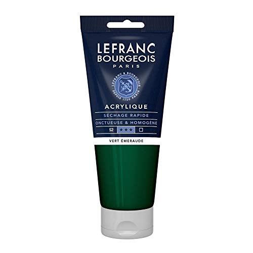Lefranc Bourgeois 300469 Fine Acrylfarbe - Chromoxydgrün Feurig, 200ml Tube, cremige Acrylfarbe auf Wasserbasis, schnell trocknend, lichtecht, wasserfest Lefranc Bourgeois 300469 Fine Acrylfarbe - Chromoxydgrün Feurig, 200ml Tube, cremige Acrylfarbe auf Wasserbasis, schnell trocknend, lichtecht, wasserfest von Lefranc Bourgeois