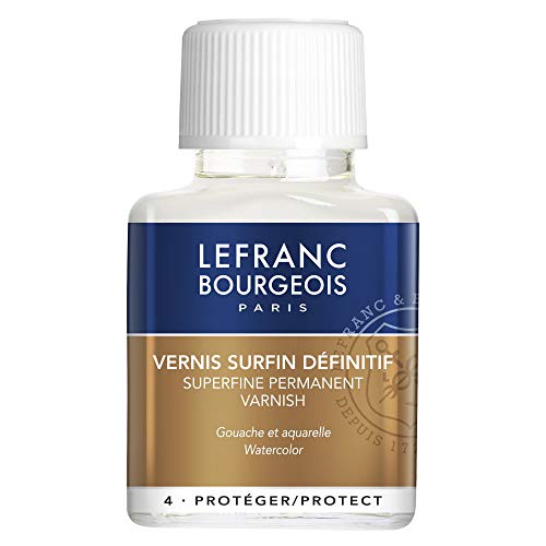 Lefranc & Bourgeois 301247 Gouache Firnis, Transparent, 75ml von Lefranc Bourgeois