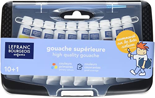 Lefranc Bourgeois Gouache Set, Goauche, 10 Gouachefarben in 10ml Tuben-College Box, 100 Lefranc Bourgeois Gouache Set, Goauche, 10 Gouachefarben in 10ml Tuben-College Box, 100 von Lefranc Bourgeois