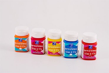 Lefranc & Bourgeois Deco Glas- und Keramikfarben, Glitterfarbe, 50ml Topf, Spülmaschinenfest - Gold von Lefranc Bourgeois