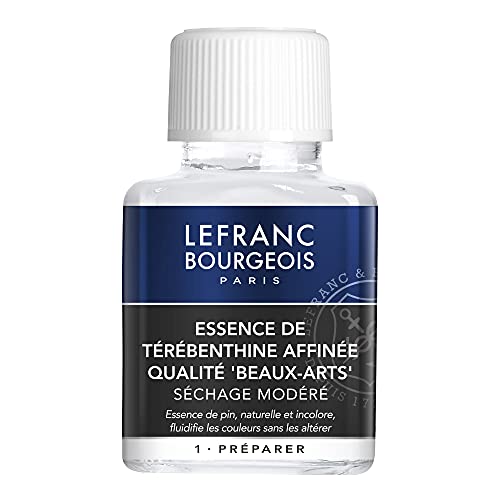 Lefranc & Bourgeois Malmittel, gereinigtes Terpentinöl für Ölfarben in 75 ml Flasche Lefranc & Bourgeois Malmittel, gereinigtes Terpentinöl für Ölfarben in 75 ml Flasche von Lefranc Bourgeois