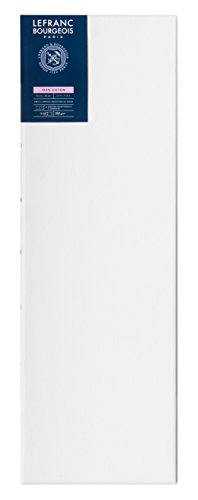 Lefranc Bourgeois 111127 Keilrahmen Serie - Klassisch, 100 % Baumwolle, 350g/m², Archivqualität, säurefrei für erhöhte Haltbarkeit, grundiert - 10x30cm Lefranc Bourgeois 111127 Keilrahmen Serie - Klassisch, 100 % Baumwolle, 350g/m², Archivqualität, säurefrei für erhöhte Haltbarkeit, grundiert - 10x30cm von Lefranc Bourgeois