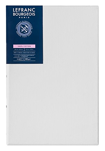 Lefranc Bourgeois 111137 Keilrahmen Serie - Klassisch, 100 % Baumwolle, 350g/m², Archivqualität, säurefrei für erhöhte Haltbarkeit, grundiert - 24x35cm Lefranc Bourgeois 111137 Keilrahmen Serie - Klassisch, 100 % Baumwolle, 350g/m², Archivqualität, säurefrei für erhöhte Haltbarkeit, grundiert - 24x35cm von Lefranc Bourgeois