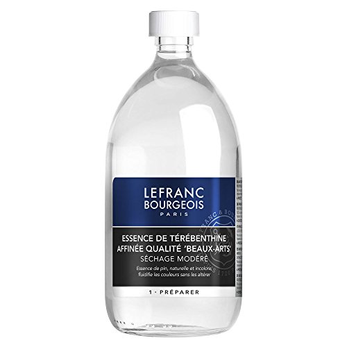 Lefranc & Bourgeois Malmittel, gereinigtes Terpentinöl für Ölfarben in 1 Liter Flasche Lefranc & Bourgeois Malmittel, gereinigtes Terpentinöl für Ölfarben in 1 Liter Flasche von Lefranc Bourgeois